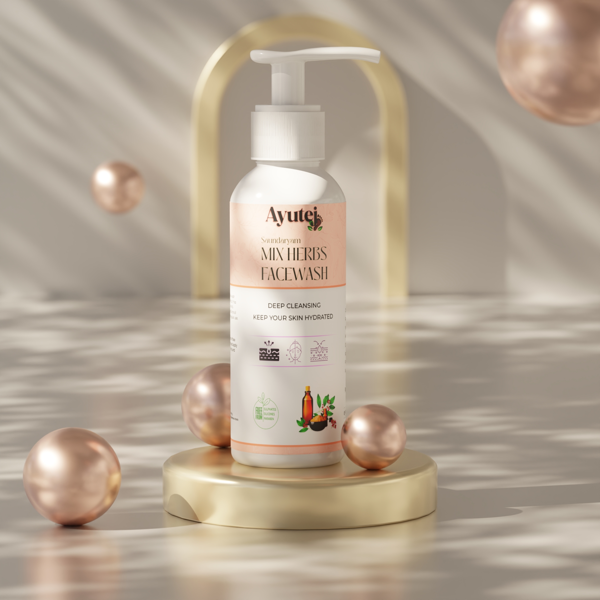 Mix Herbs Face Wash